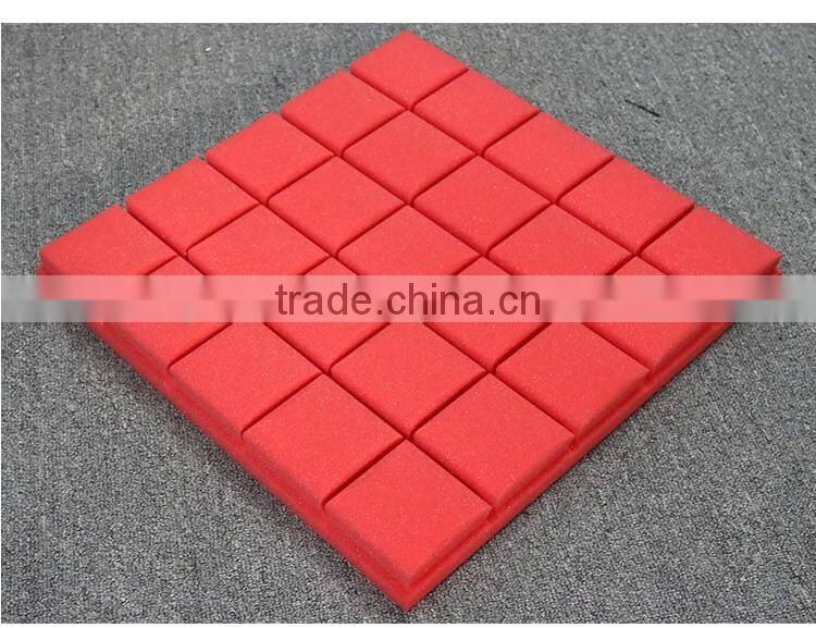 High quality customized acoustic foam panels / High density soundproofing foam with wedge/egg/pyramid shape