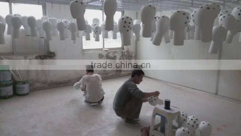 Plastic PC Transparent Fashion New long Neck Mannequin Head Display