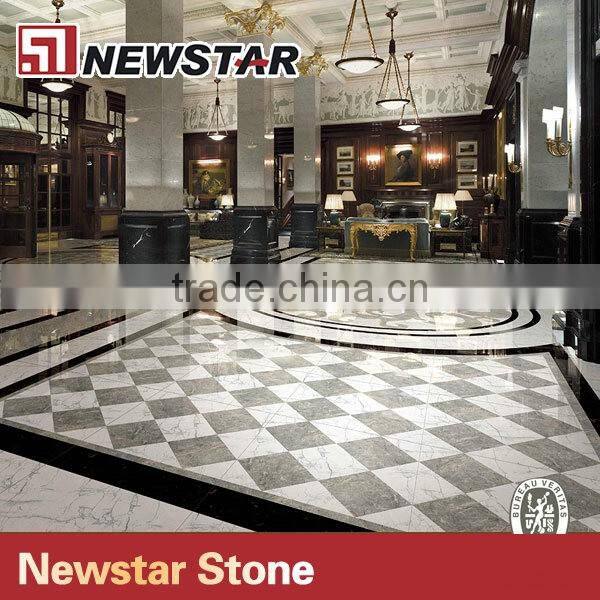 Newstar pattern water jet marble flooring border designs