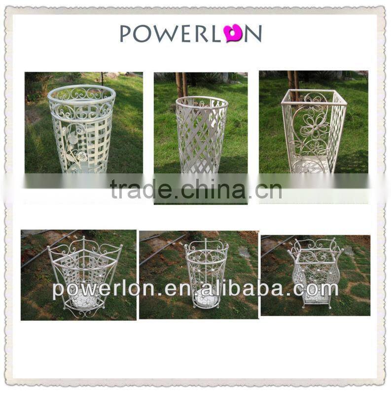 Wrought iron antirust bicycle umbrella holder