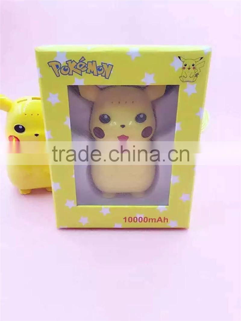 Factory production Pokemon ball Power bank Pikachu phone charger Cartoon cute PIKACHU 10000mah Pokemon power bank