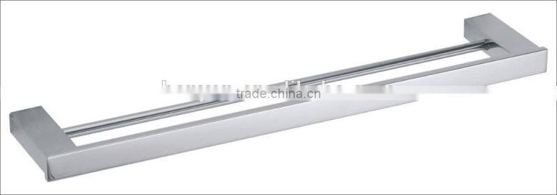 Bathroom Items Stianless Steel Double Bars Wall Mounted Towel Bar BSCI