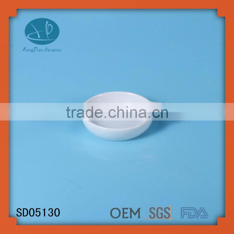 Serving Dishes (Set of 4),White porcelain binaural oval baking dish with handles