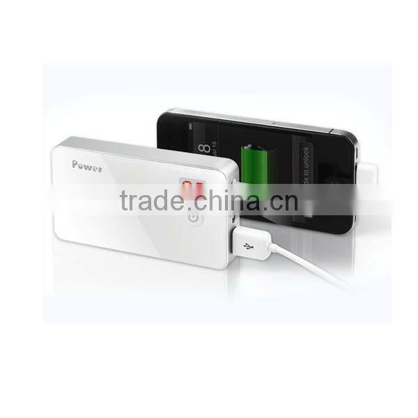 Mobile phone charger portable charger power bank for iPhone5 4000mAh