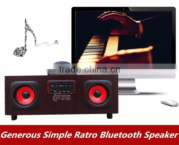2017 Hot Cube Ratro Loudspeaker, High Fidelity 3D Sound Quality Dual Speaker Stereo Bluetooth Speaker With Microphone TF Card