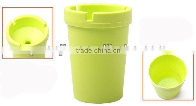 Supply Large capacity double candy color ashtray