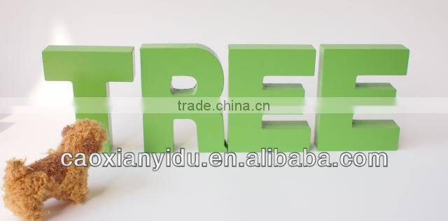 Wooden letters The Wedding Shoot Props*9*2.5CM on Sales 9 colour