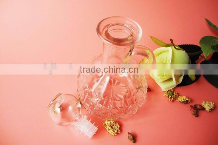 Available Mini Rum Balm Glass Bottles with Cork Stoppers