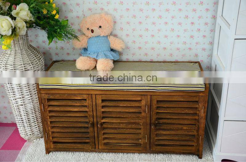 Handcrafted Wooden Shoe storage cabinet