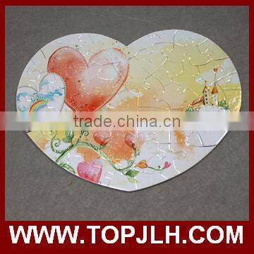 Best selling custom photo printed paper jigsaw puzzle