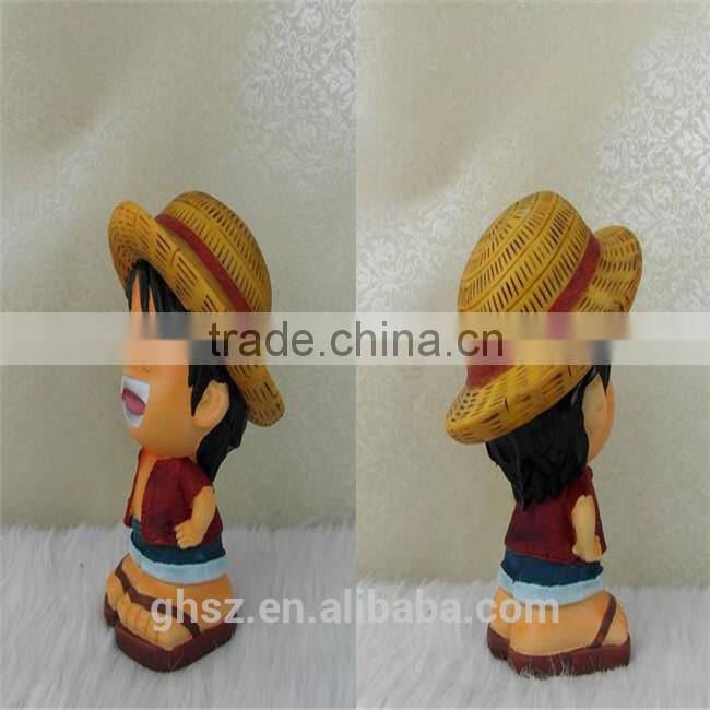 Guo hao custom hot toys one piece action plastic figurine