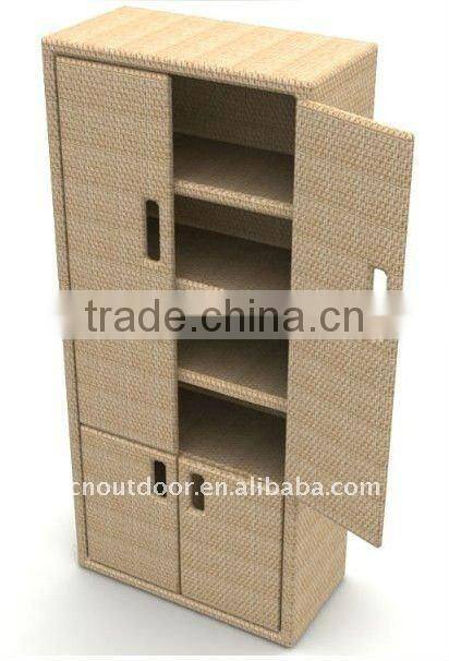 office PE rattan cabinet