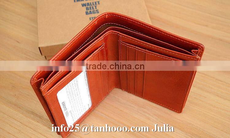 Women cow leather wallet/money clip/purse