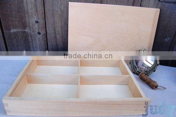 Nature wood tea box ,tea cup storage box ,wooden box