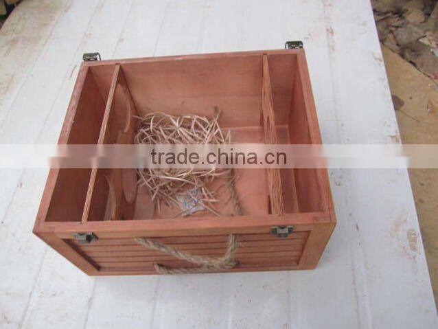 wooden hamper wine box for sale