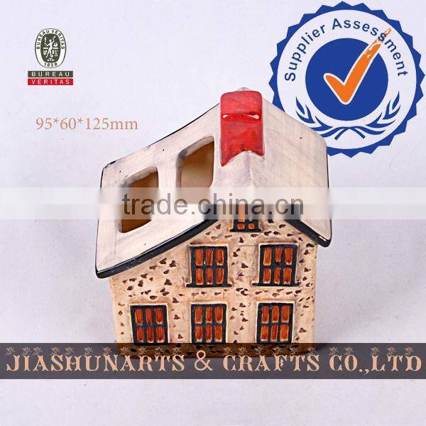 House Modeling Ceramic Pen Holder