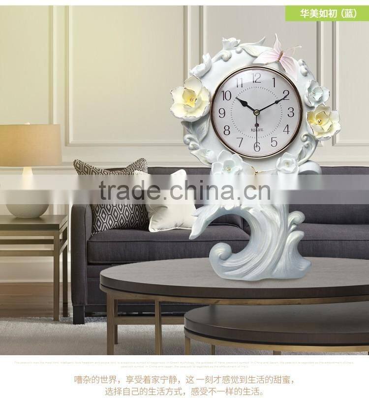 M31A momoda Luxury new home decorations table clock antique home decoration standing clock