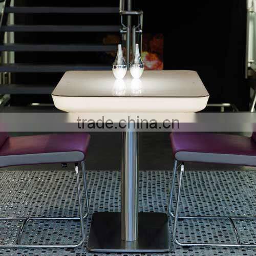 colorful led table/outdoor bar table/new led bar table