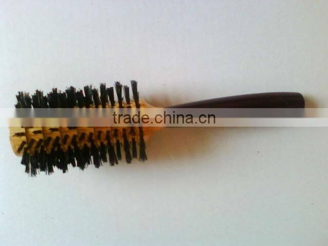 Wooden Rolling Hair Brush