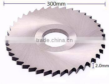 12'' HSS Circular Saw Blade slitting disc cutters slot mill cutting grooving blade for plastic metal Cutting