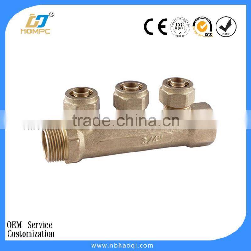 brass manifold for underfloor heating central heating manifold