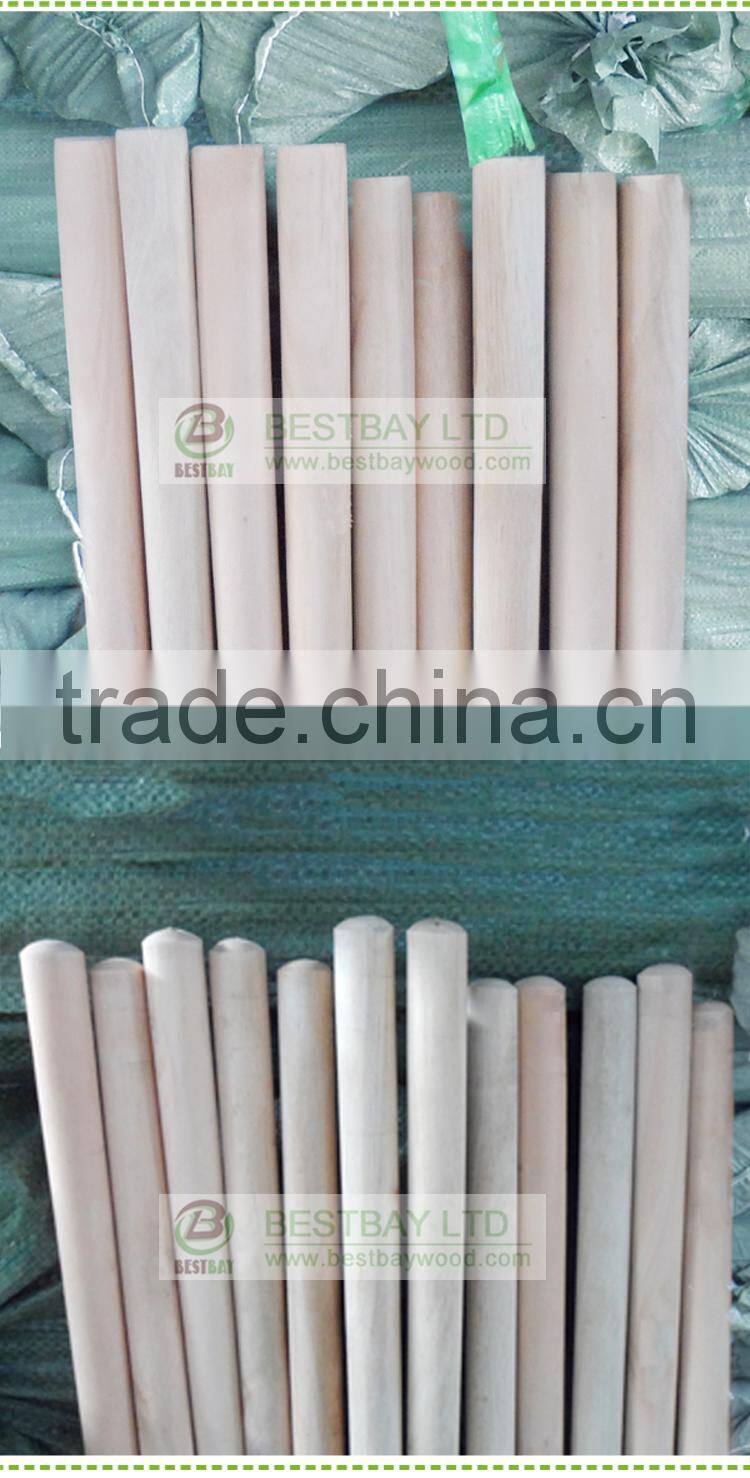 Natural wooden mop stick,mop handle,broom handle