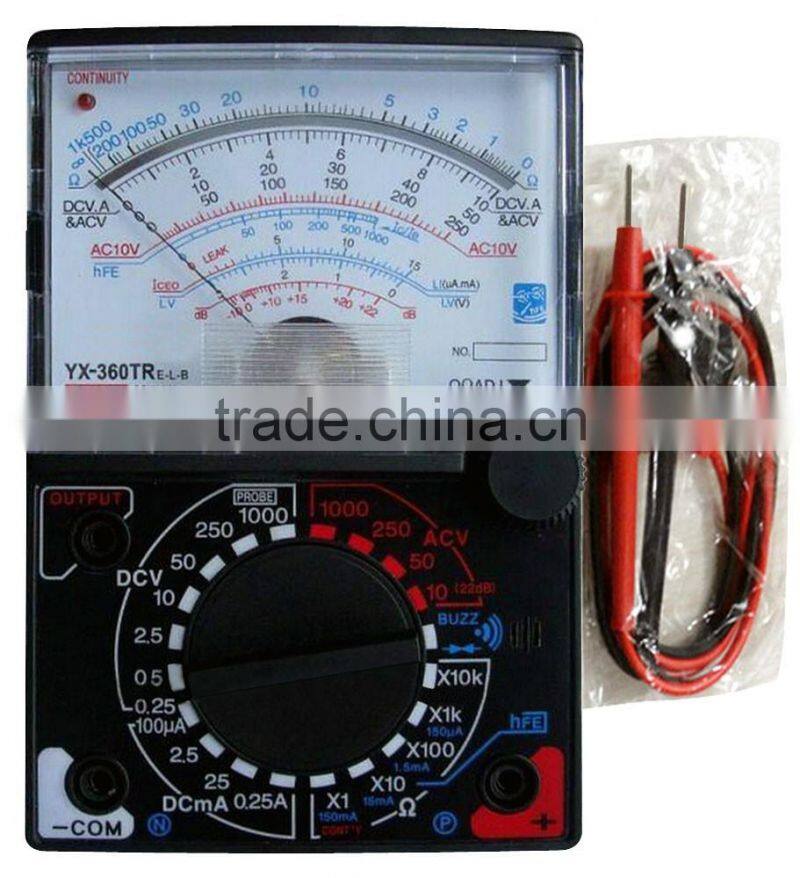YX-360TRE-L-B Multimeter With LED and Buzzer/Analog Multimeter