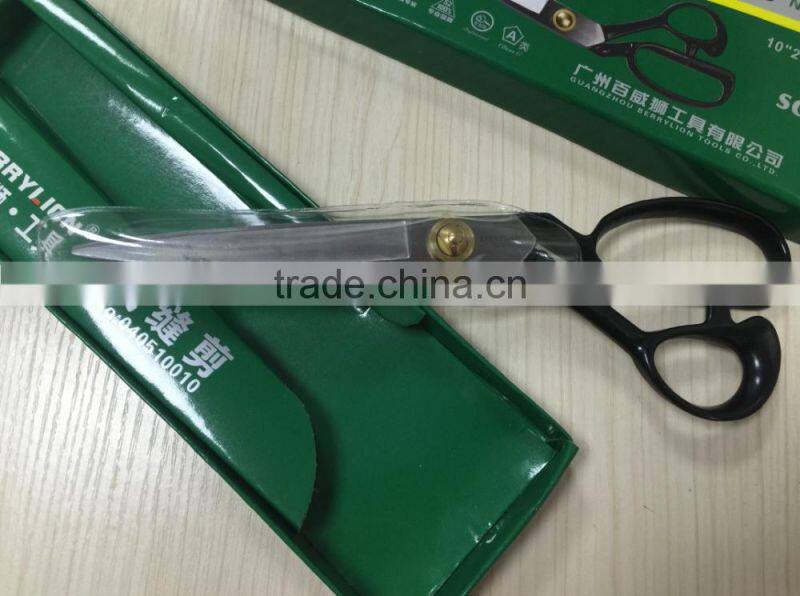 Berrylion 10" Best Quality Sewing Scissors Stainless Steel Polyester Sewing Scissors