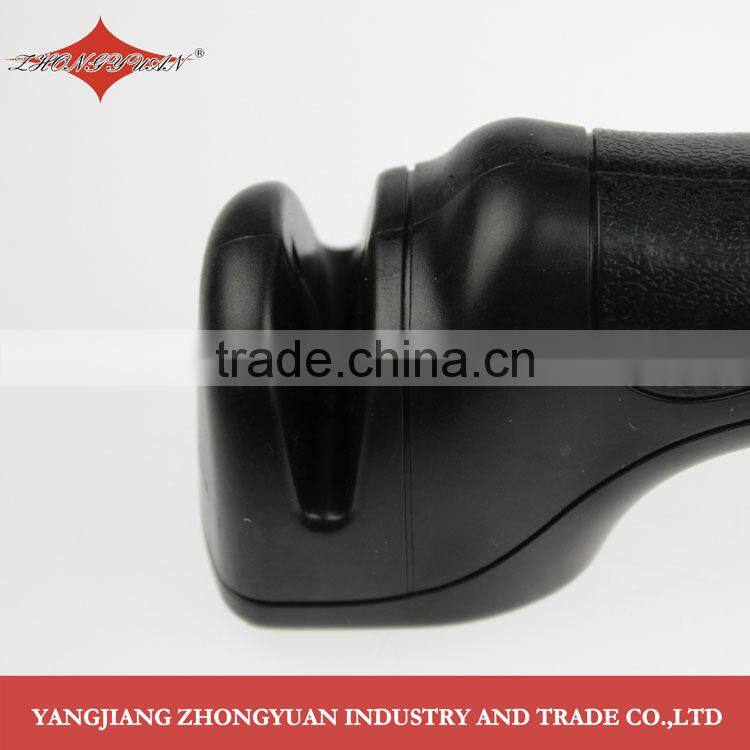 Sharp hone blade knife sharpener with long safety ABS handle