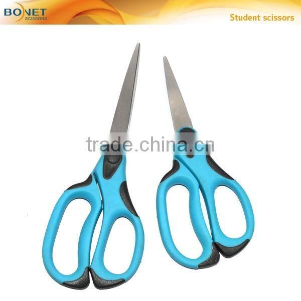 SST0019/S61005 7" Soft Grip Stationery Plastic handle smart cutting scissor