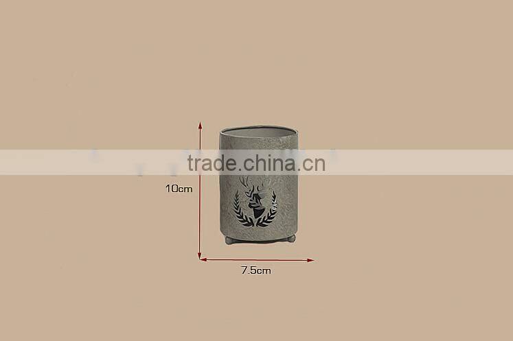 Pattern holder creative gifts iron ornaments wholesale metal crafts Christmas candle holder for gifts