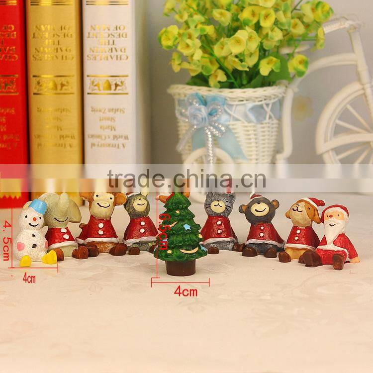 Mini CUTE fashional Resin decoration ,Zakka Christmas gift look up at the sky of animal resin handicraft