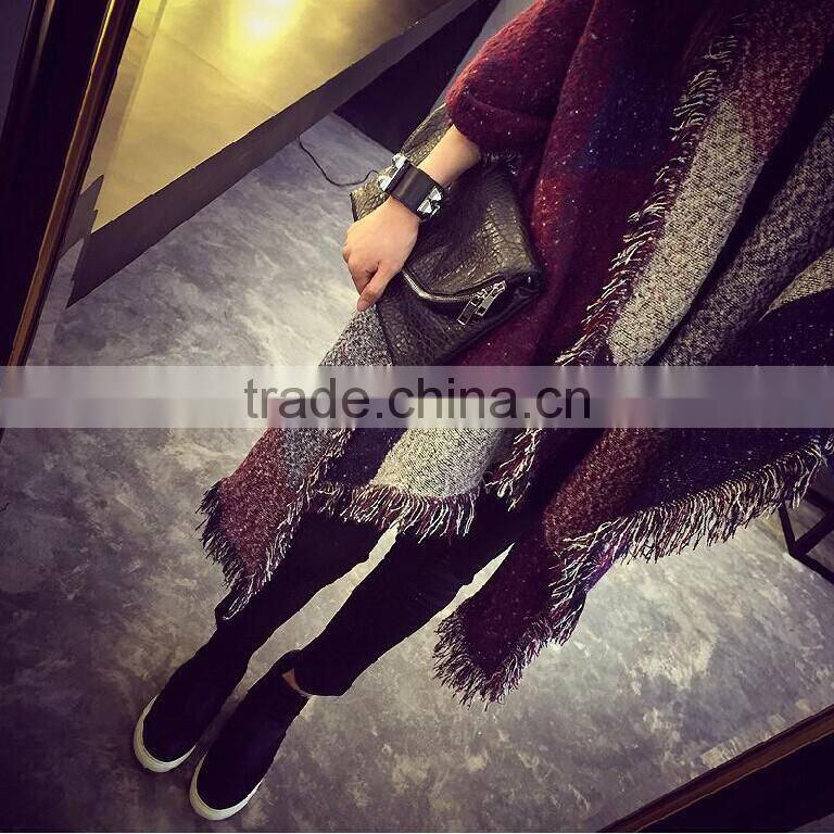 Winter Promotional Cheap Fashionable Acrylic Scarf Wholesale Scarf Shawl For Women