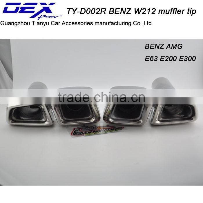 auto parts best price SS304 B-ENZ AMG W212 dedicated exhaust tips