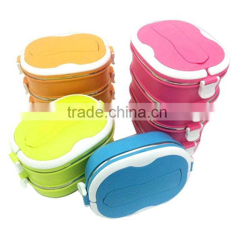 800ml stainless steel thermal lunch box lunch box