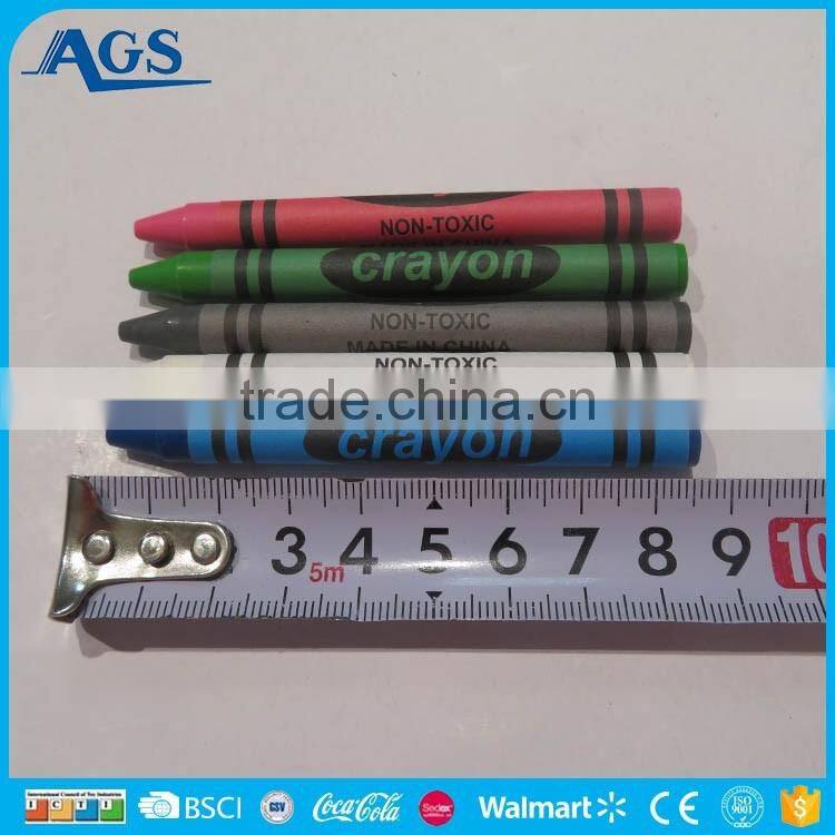 Low price 12 colors wax crayon for kids