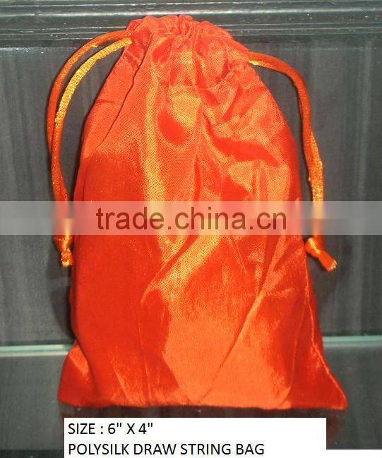Polyester drawstring bag