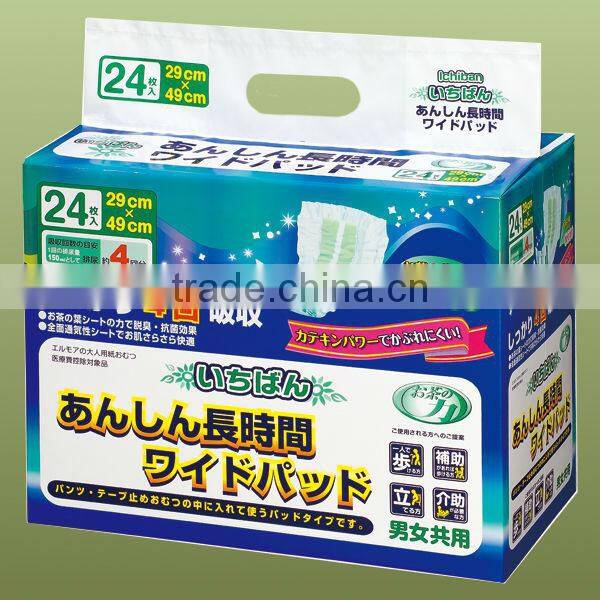Reliable and High quality price diapers elderly green tea pad at reasonable prices