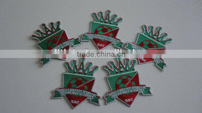 high quality custom embroideried arm sport patches