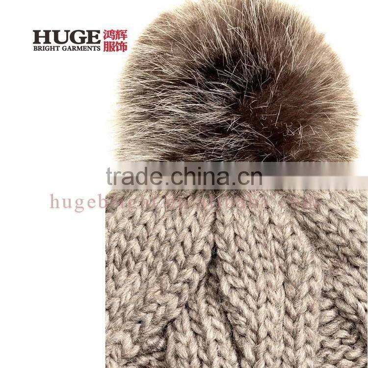 Wholesale Fashionable Beautiful Woolen Hat Knitting Pattern