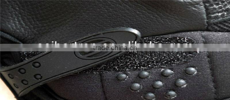 Carbon Fiber Shell knuckle protection sports safety gloves Genuine leather tactical gloves