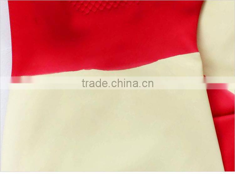 GZY 2015 kitchen and restaurant white joint red tpr gloves