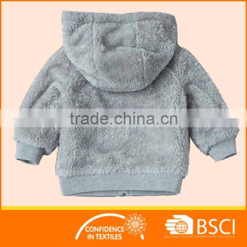Infant Coral Fleece Cutie Jackets Baby Boys Apparel