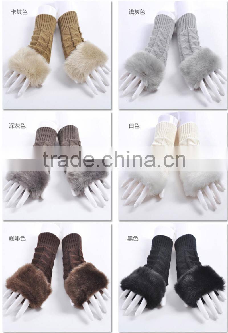 china fashion half finger gloves winter gloves Hand Gloves