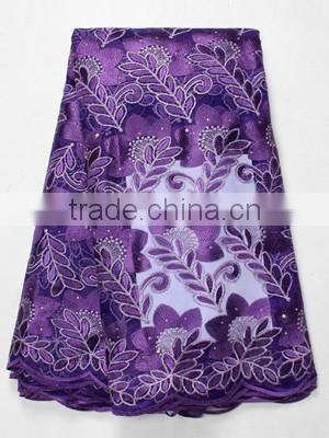 Popular straw pattern french lace fabric african wedding dress french lace FL0249