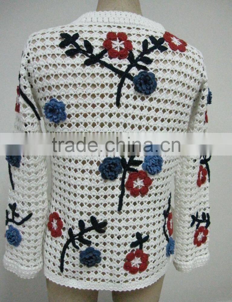 garment manufacturer ladies long sleeve multi flower beach cover kaftan