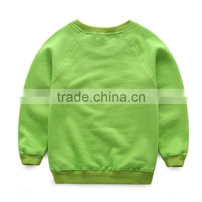 2015 Kids high quality custom cotton design hoody kids printing long sleeve hoody