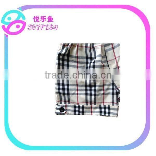 Boy's cotton check Shorts