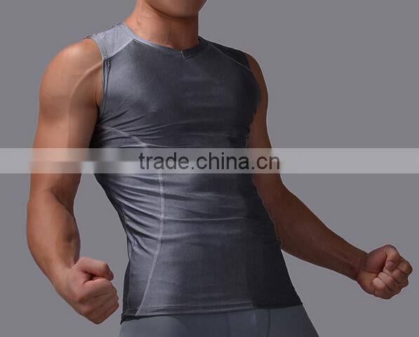 high quality brand new men's fitness t shirt, dri fit fabric