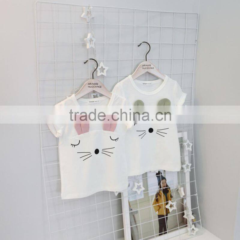 2017 new design shirts kids cartoon cotton t shirt halloween cosplay child costume